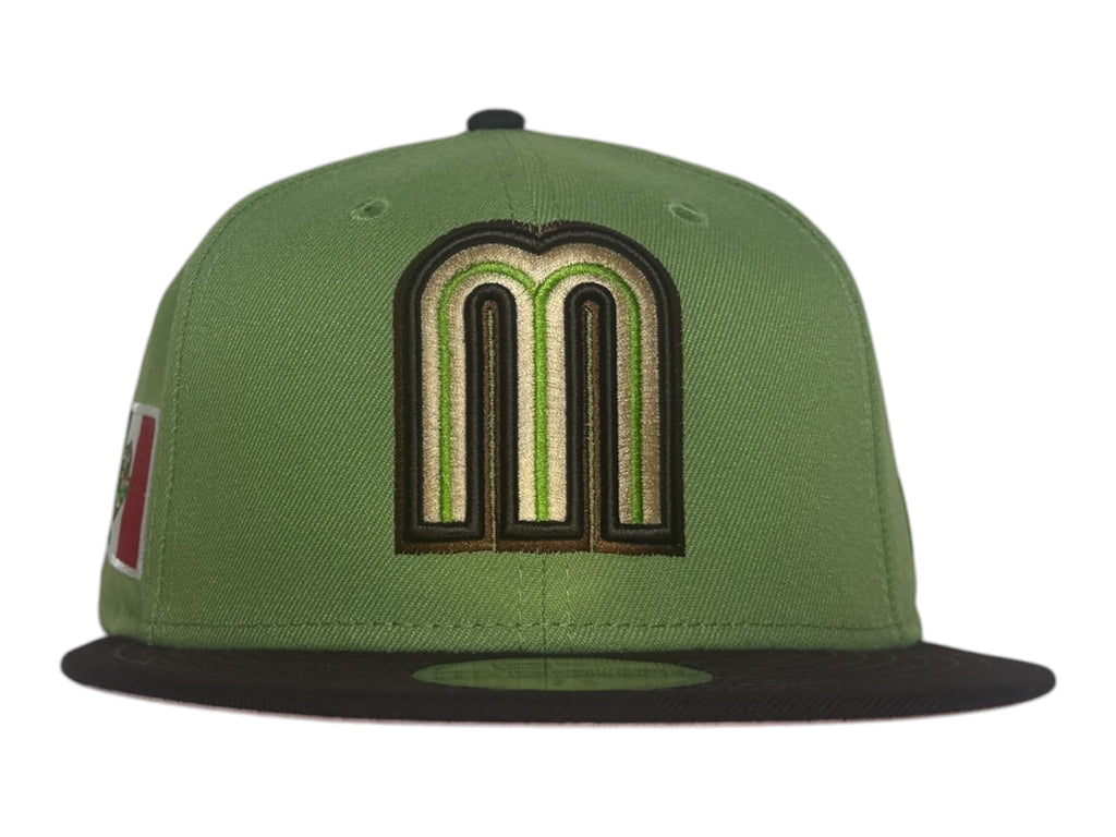 The Hat Wall New Era Mexico World Baseball Classic Matcha Edition 59Fifty Fitted Hat