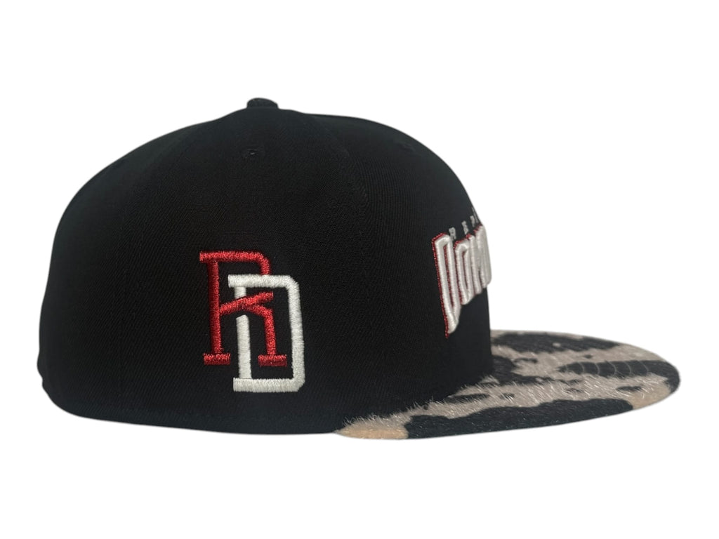 The Hat Wall New Era Dominican Republic Cow Print Green UV 59Fifty Fitted Hat