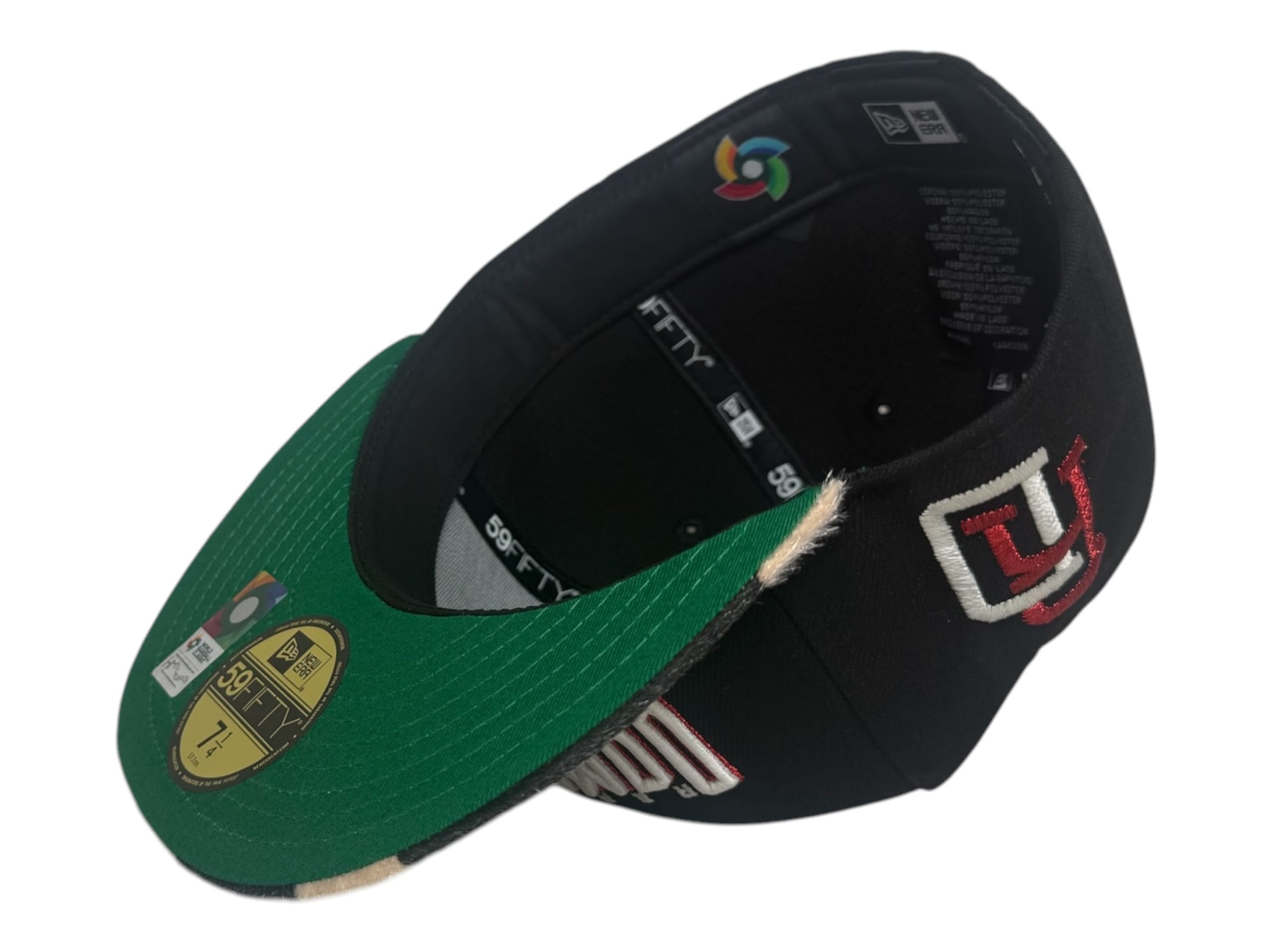 The Hat Wall New Era Dominican Republic Cow Print Green UV 59Fifty Fitted Hat
