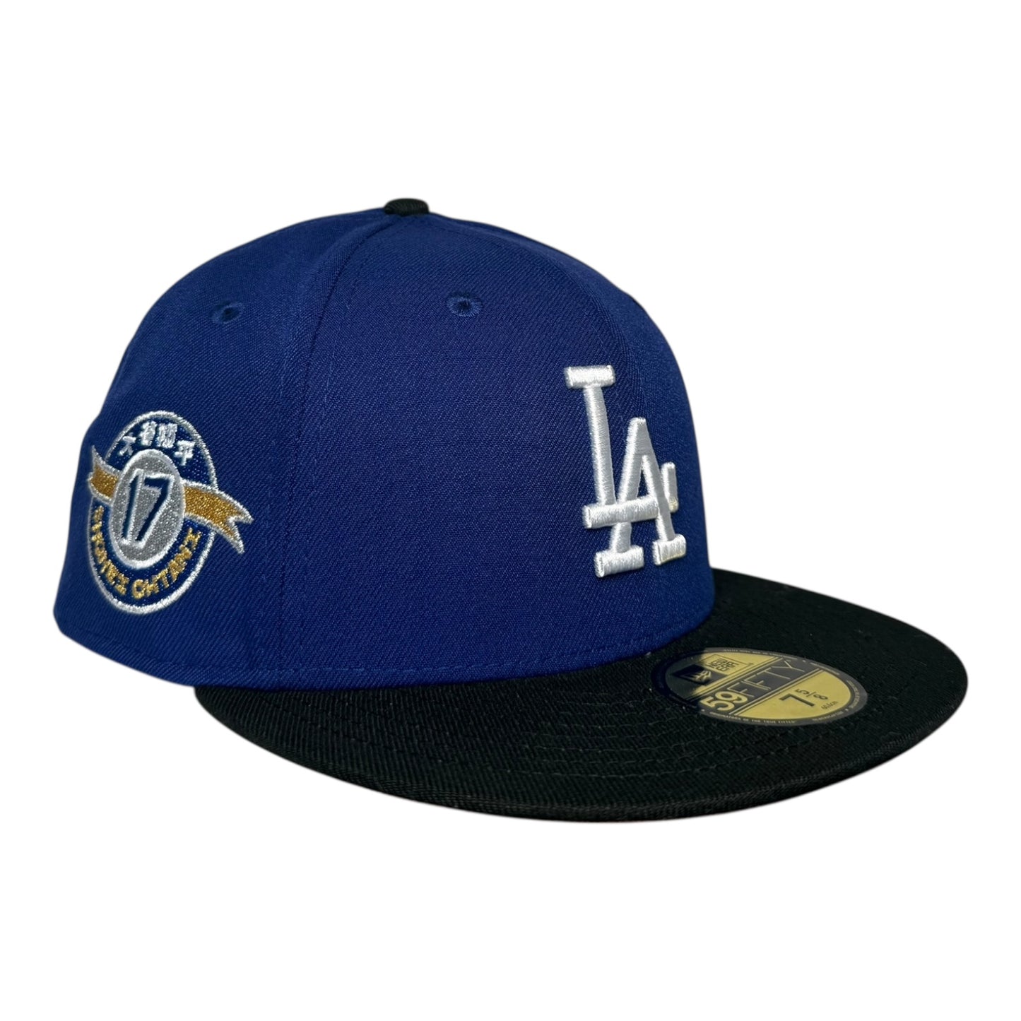 Los Angeles Dodgers Shohei Ohtani 17 Patch Hat Club New Era 59Fifty Fitted Hat