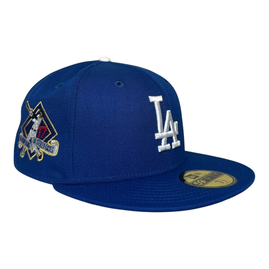 The Hat Wall Los Angeles Dodgers Shohei Ohtani 50 Home Runs 50 Stolen Bases New Era 59Fifty Fitted Hat