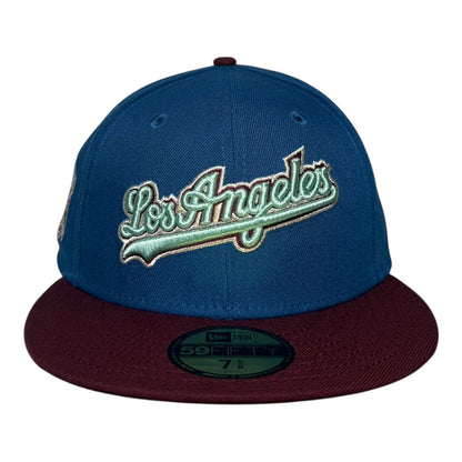 Los Angeles Dodgers 40th Anniversary Script Hat Club New Era 59Fifty Fitted Hat