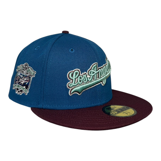 Los Angeles Dodgers 40th Anniversary Script Hat Club New Era 59Fifty Fitted Hat