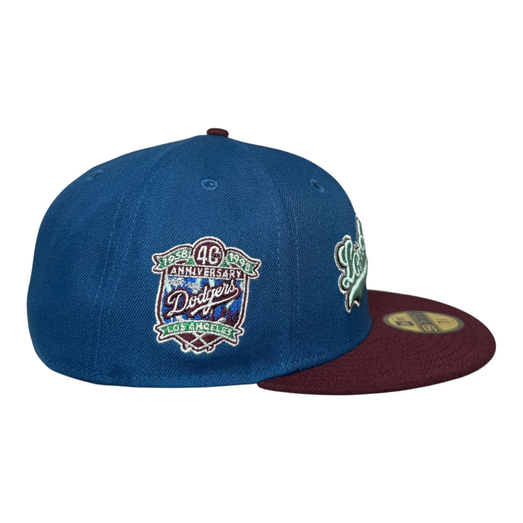 Hat Club Los Angeles Dodgers 40th Anniversary Script Hat Club New Era 59Fifty Fitted Hat