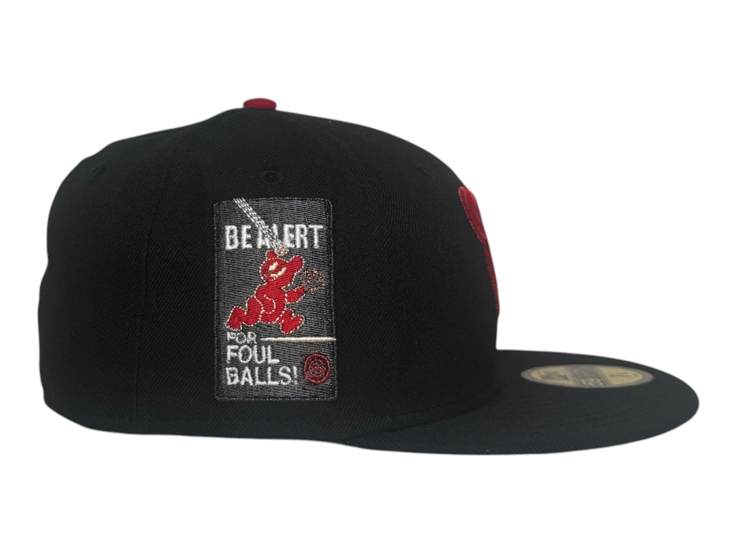 New Era Chicago Cubs "Be alert for foul balls!" 59Fifty Fitted Hats