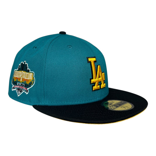 Los Angeles Dodgers Golden Goal Dodgers Stadium 40th Anniversary New Era 59Fifty Fitted Hat Titlewave Green/Canary Yellow
