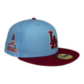Los Angeles Dodgers 1st World Series New Era 59Fifty Fitted Hat Sky Blue/Cardinal