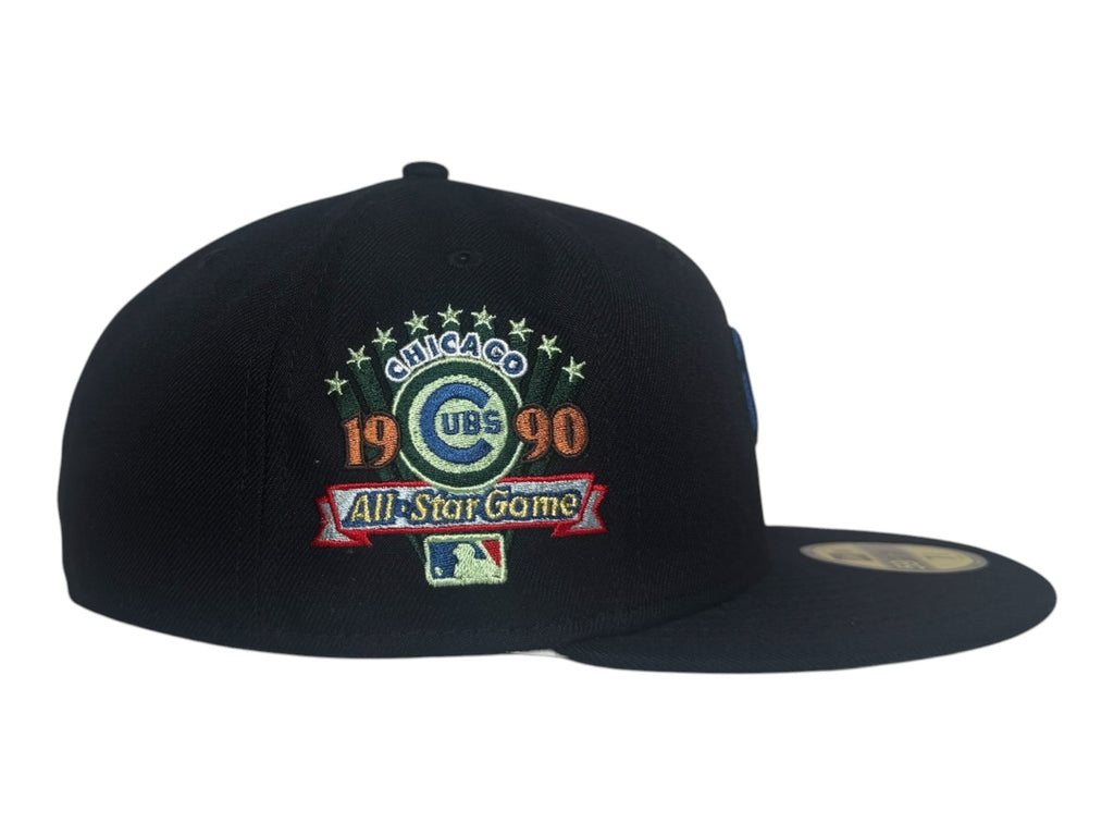 The Hat Wall Fitted hat New Era Chicago Cubs Glow In The Dark 1990 All Star Game 59Fifty Fitted Hats