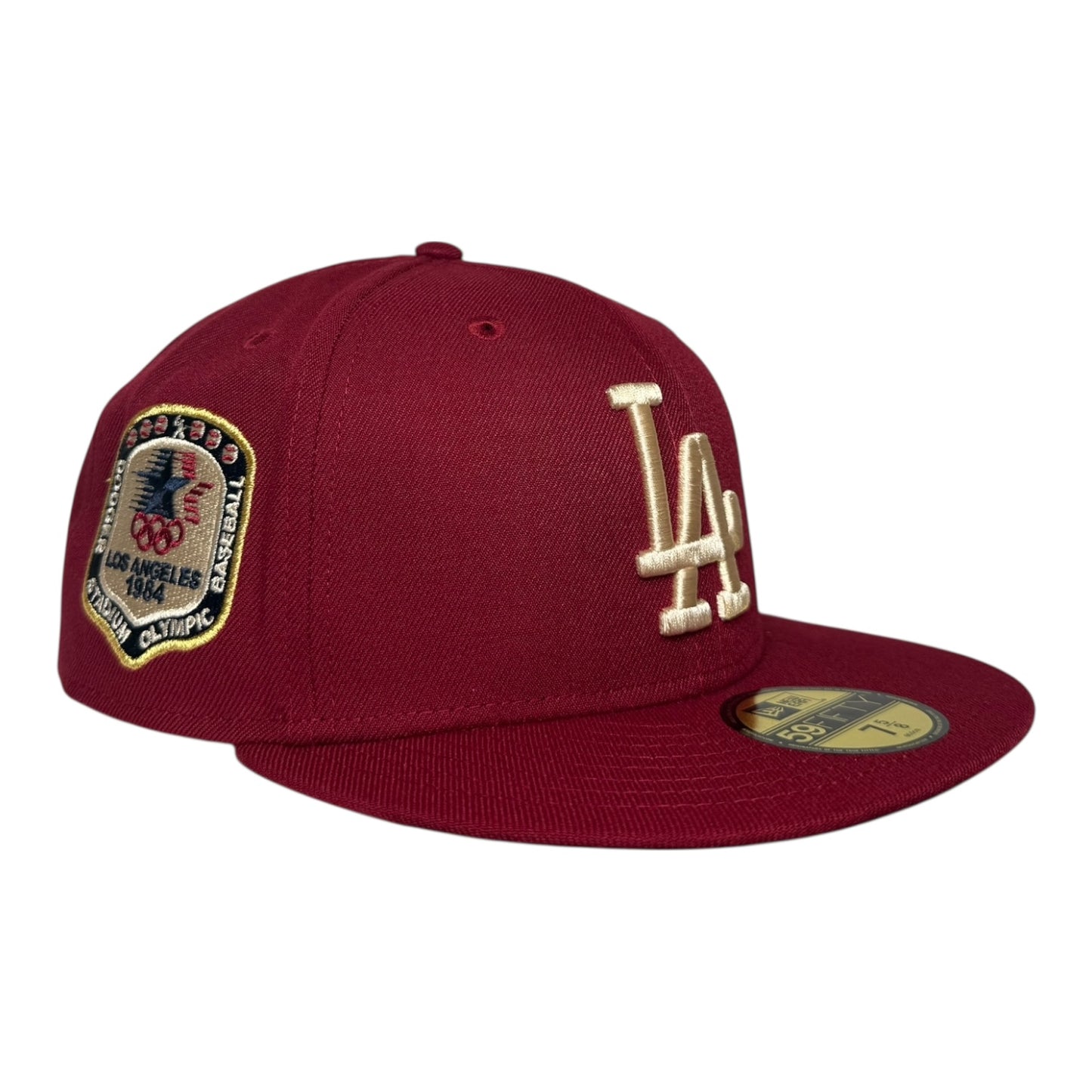 Los Angeles Dodgers Olympic Baseball 1984 Smooth Red Edition New Era 59Fifty Fitted Hat