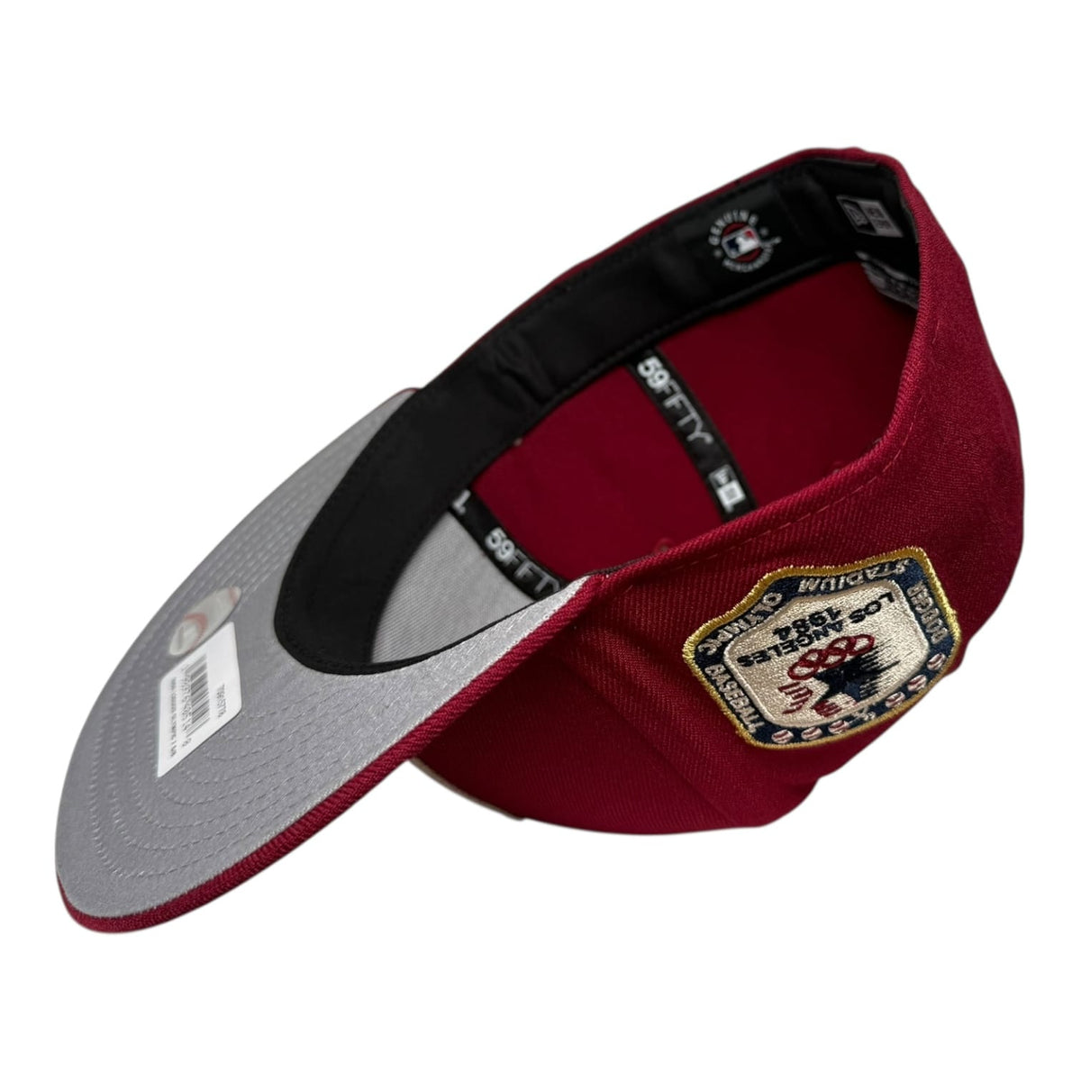 The Hat Wall Los Angeles Dodgers Olympic Baseball 1984 Smooth Red Edition New Era 59Fifty Fitted Hat
