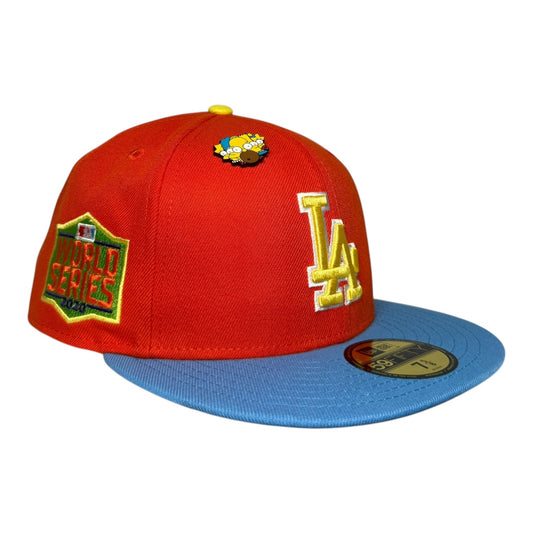 Los Angeles Dodgers "Simpsons" 2020 World Series New Era 59Fifty Fitted Hat