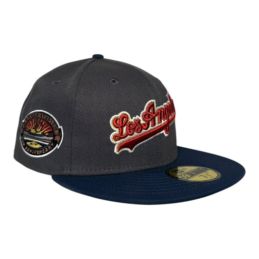 Los Angeles Dodgers 50th Anniversary Pinky New Era 59Fifty Fitted Hat