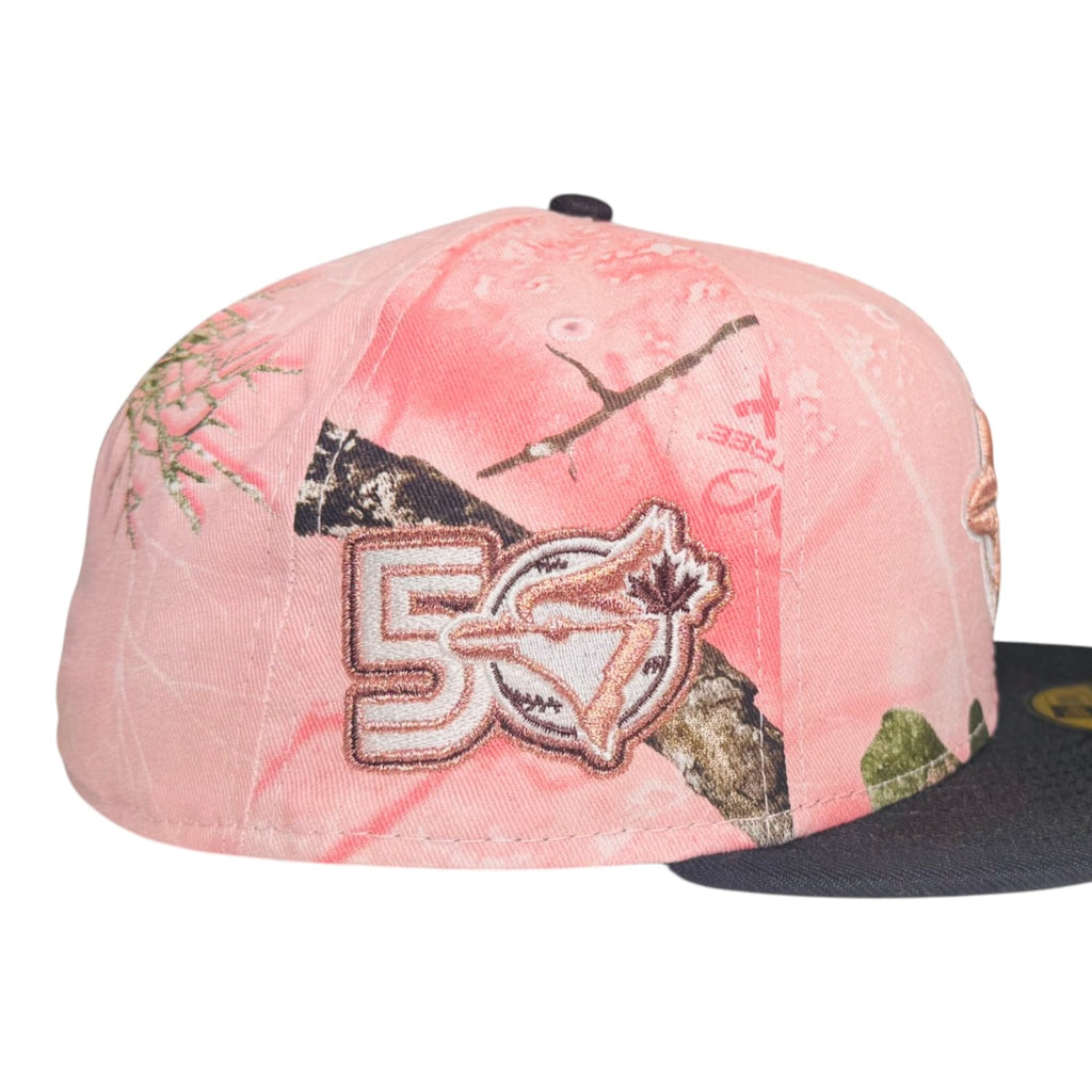 The Hat Wall Pink Real Tree Toronto Blue Jays New Era 59Fifty Fitted Hat