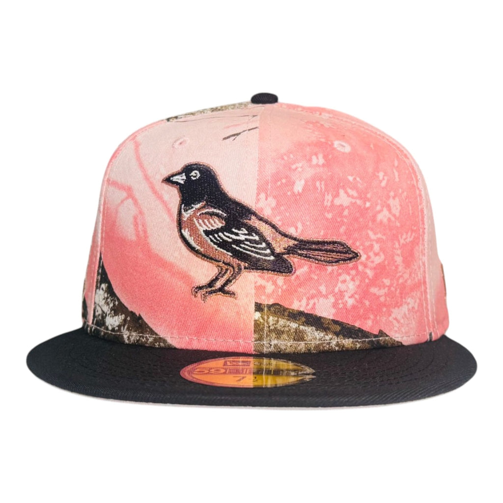 The Hat Wall Pink Real Tree Baltimore Orioles New Era 59Fifty Fitted Hat
