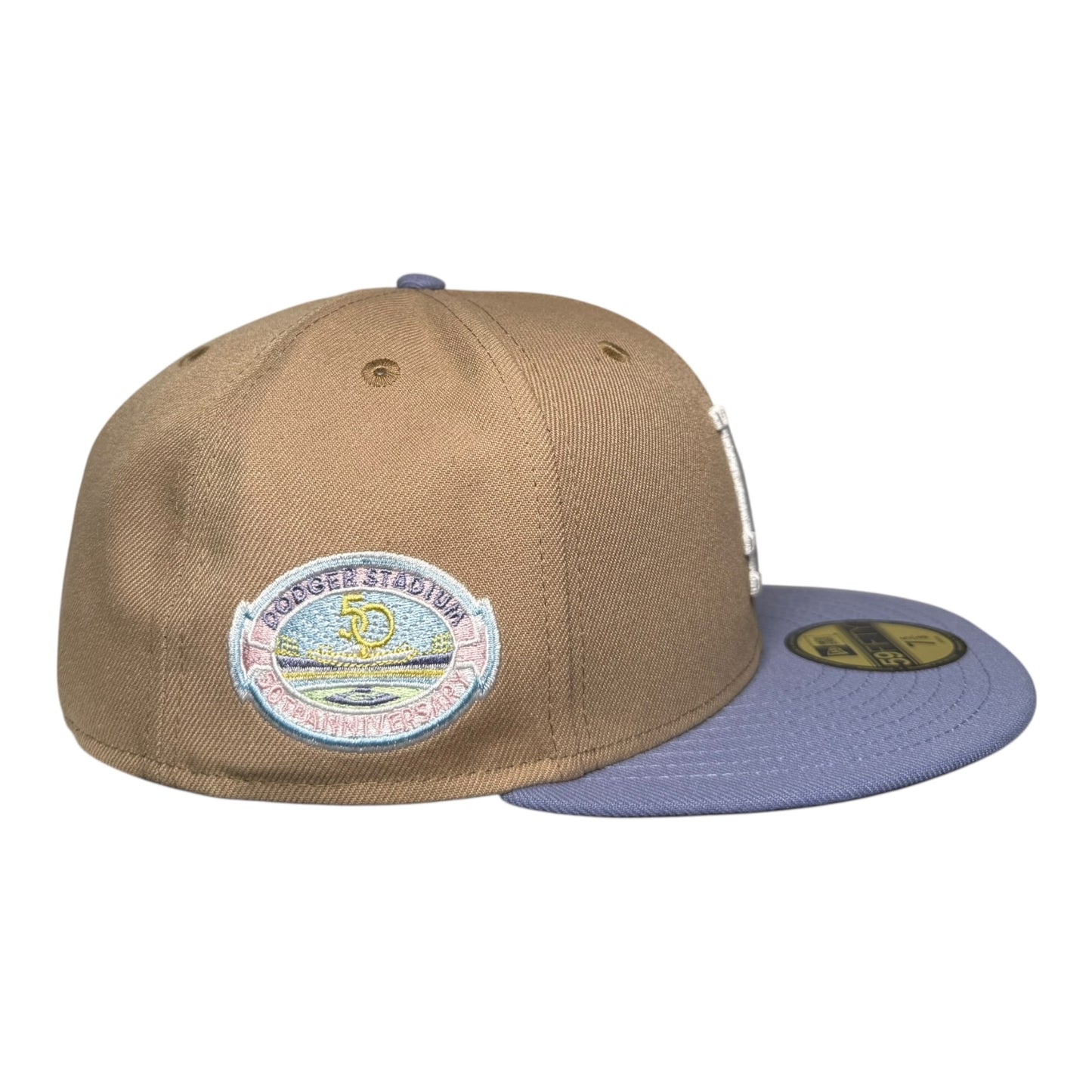 Los Angeles Dodgers 50th Anniversary Pink UV New Era 59Fifty Fitted Hat