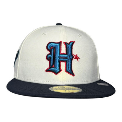 Houston Texans H-Town Logo Patch Hat Club New Era 59Fifty Fitted Hat