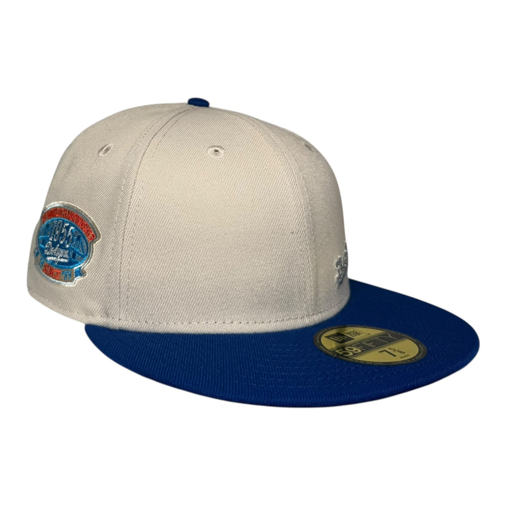 Hat Club Los Angeles Dodgers 1955 World Series Flawless Script Hat Club New Era 59Fifty Fitted Hat