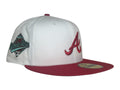 The Hat Wall Fitted hat New Era Atlanta Braves 1992 World Series Ex Manolo 2Tone 59Fifty Fitted Hat