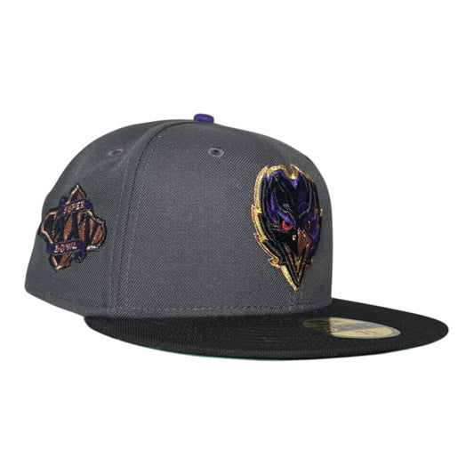 Baltimore Ravens Super Bowl XXXV New Era 59Fifty Fitted Hat