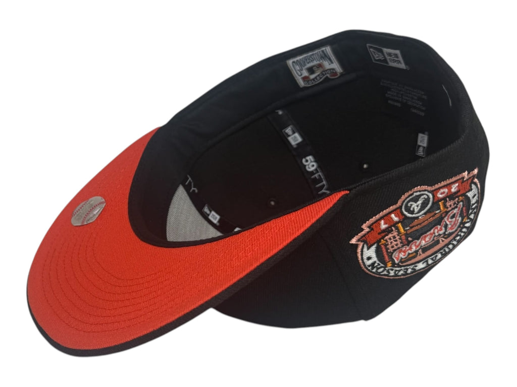 The Hat Wall Fitted hat New Era Atlanta Braves 2017 Inaugural Season 59Fifty Fitted Hat