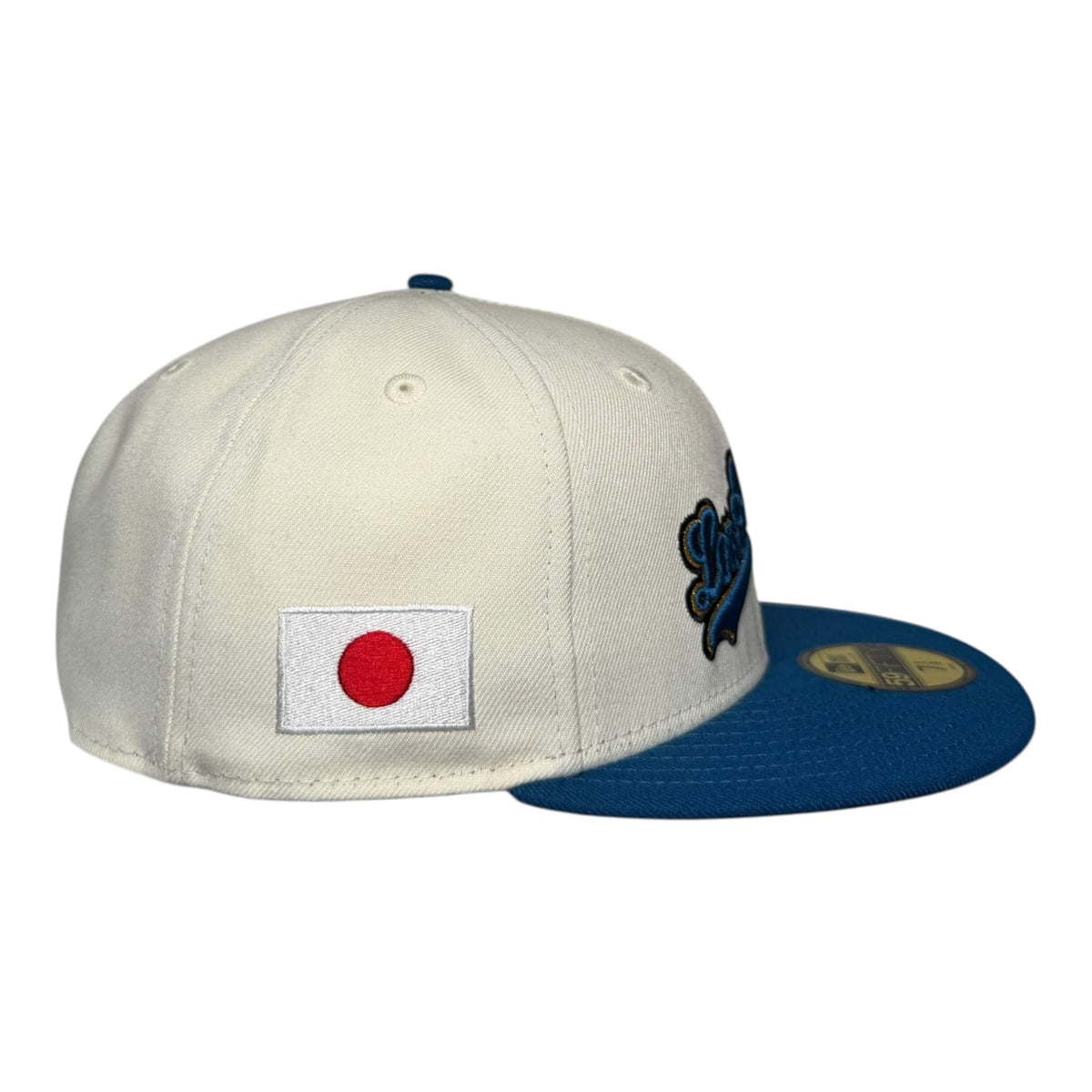 Hat Club Los Angeles Dodgers Japan Flag Patch Hat Club New Era 59Fifty Fitted Hat