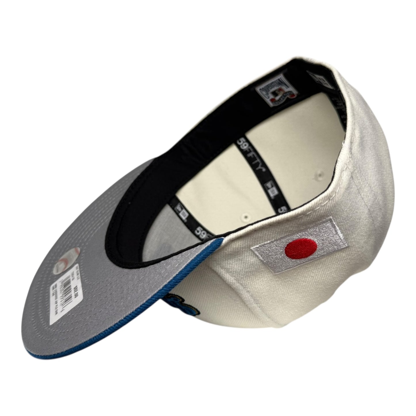 Los Angeles Dodgers Japan Flag Patch Hat Club New Era 59Fifty Fitted Hat