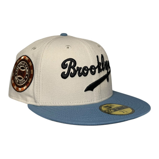 Brooklyn Dodgers 1942 All Star Game Stone/Blue New Era 59Fifty Fitted Hat