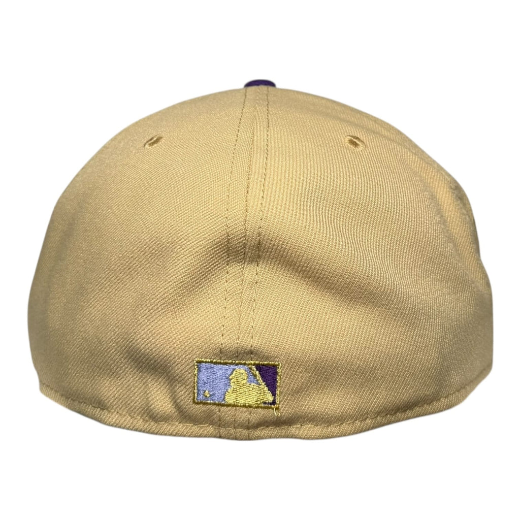 Homegame New York Brooklyn Dodgers Ebbets Field Homegame NYC New Era 59Fifty Fitted Hat Vegas Gold/Deep Purple