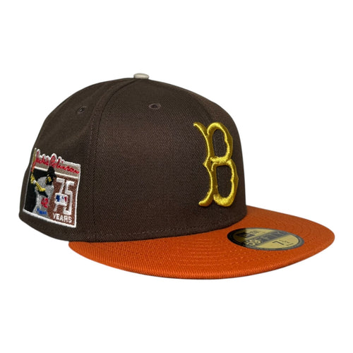 The Hat Wall Brooklyn Dodgers Jackie Robinson 75 Years New Era 59Fifty Fitted Hat