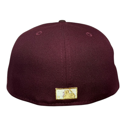 Brooklyn Dodgers 1942 All Star Game Maroon Gray UV New Era 59Fifty Fitted Hat