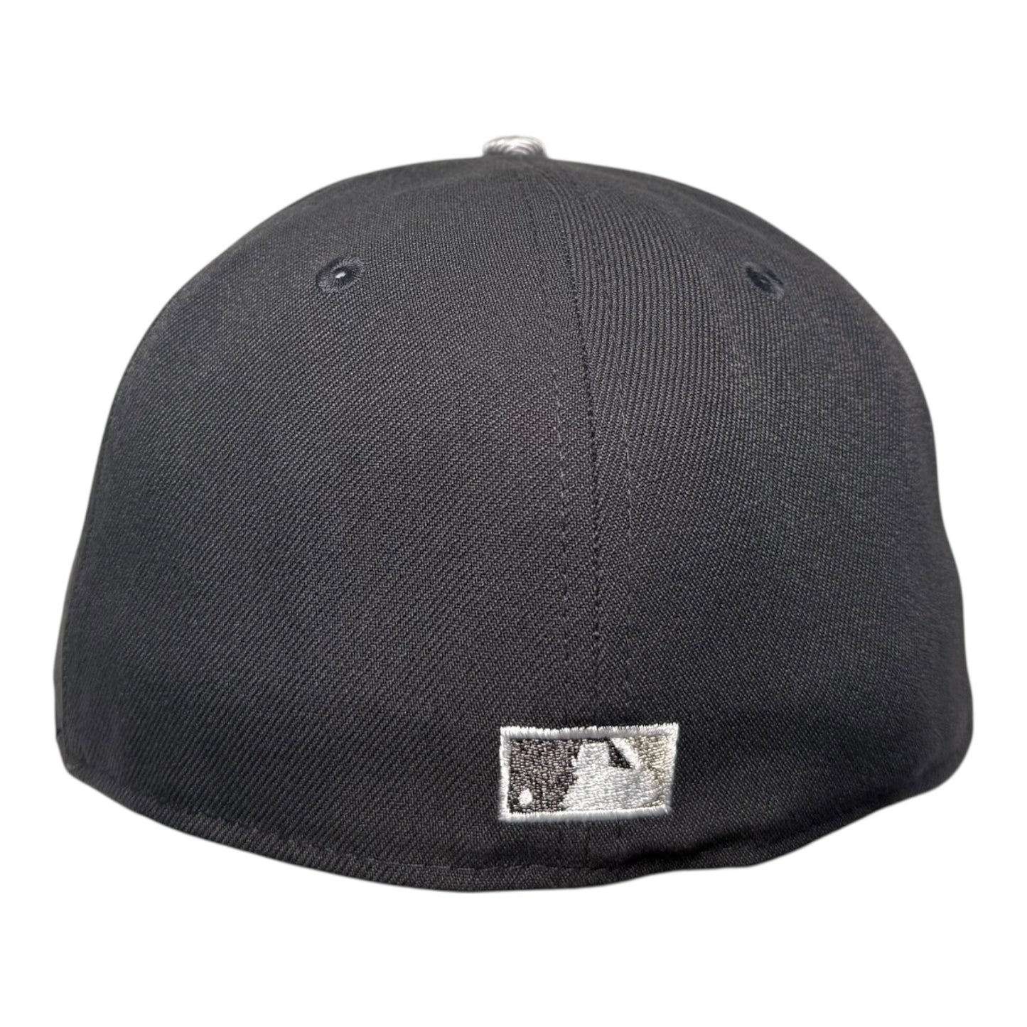 Chicago Cubs Be Alert for Foul Balls New Era 59Fifty Fitted Hat Black/Grey