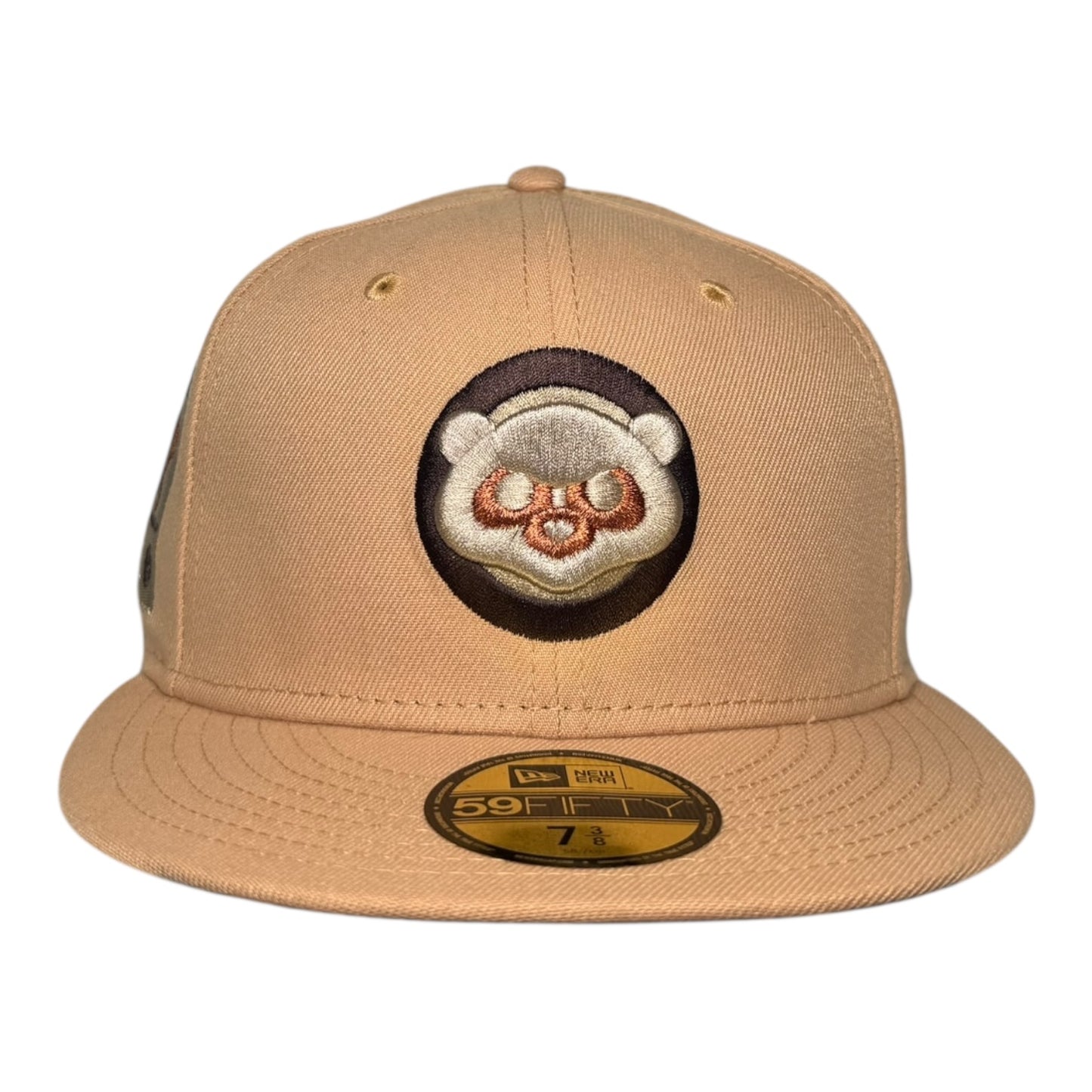 Chicago Cubs Be Alert for Foul Balls New Era 59Fifty Fitted Hat Pecan