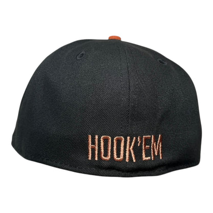 Texas Longhorns Metallic Hat Club New Era 59Fifty Fitted Hat