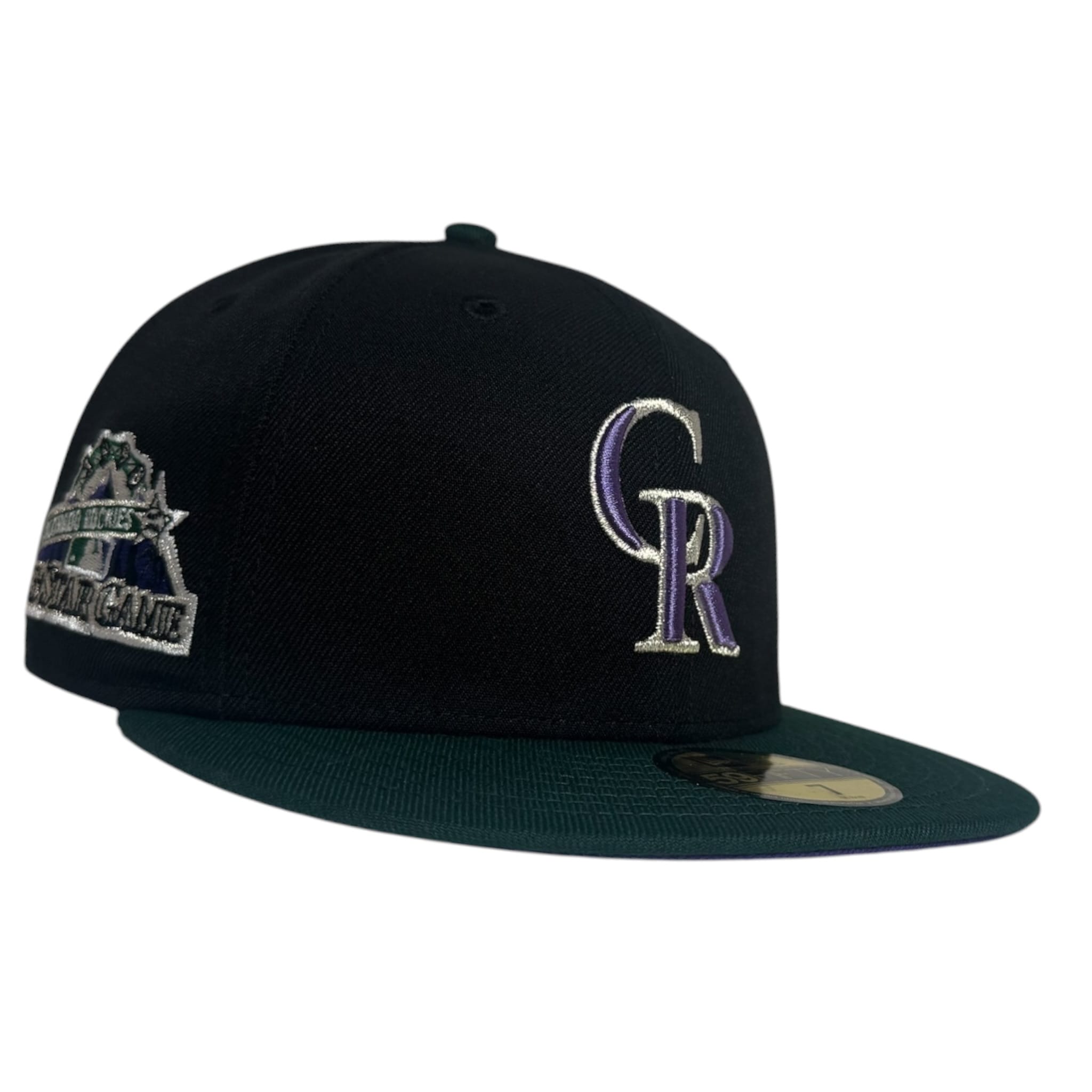 The Hat Wall Fitted hat New Era Colorado Rockies 1998 All Star Game Hat Club 59Fifty Fitted Hat