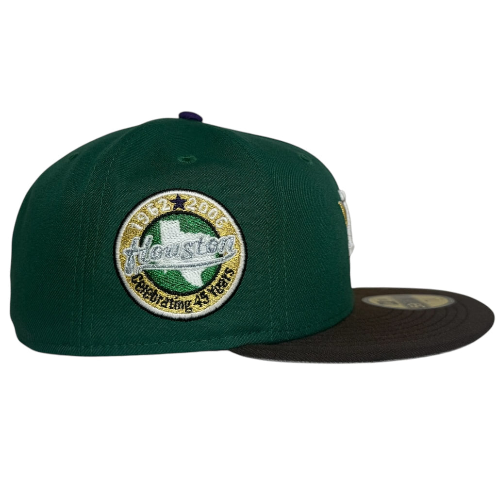 The Hat Wall Houston Astros Celebrating 45 Years New Era 59Fifty Fitted Hat