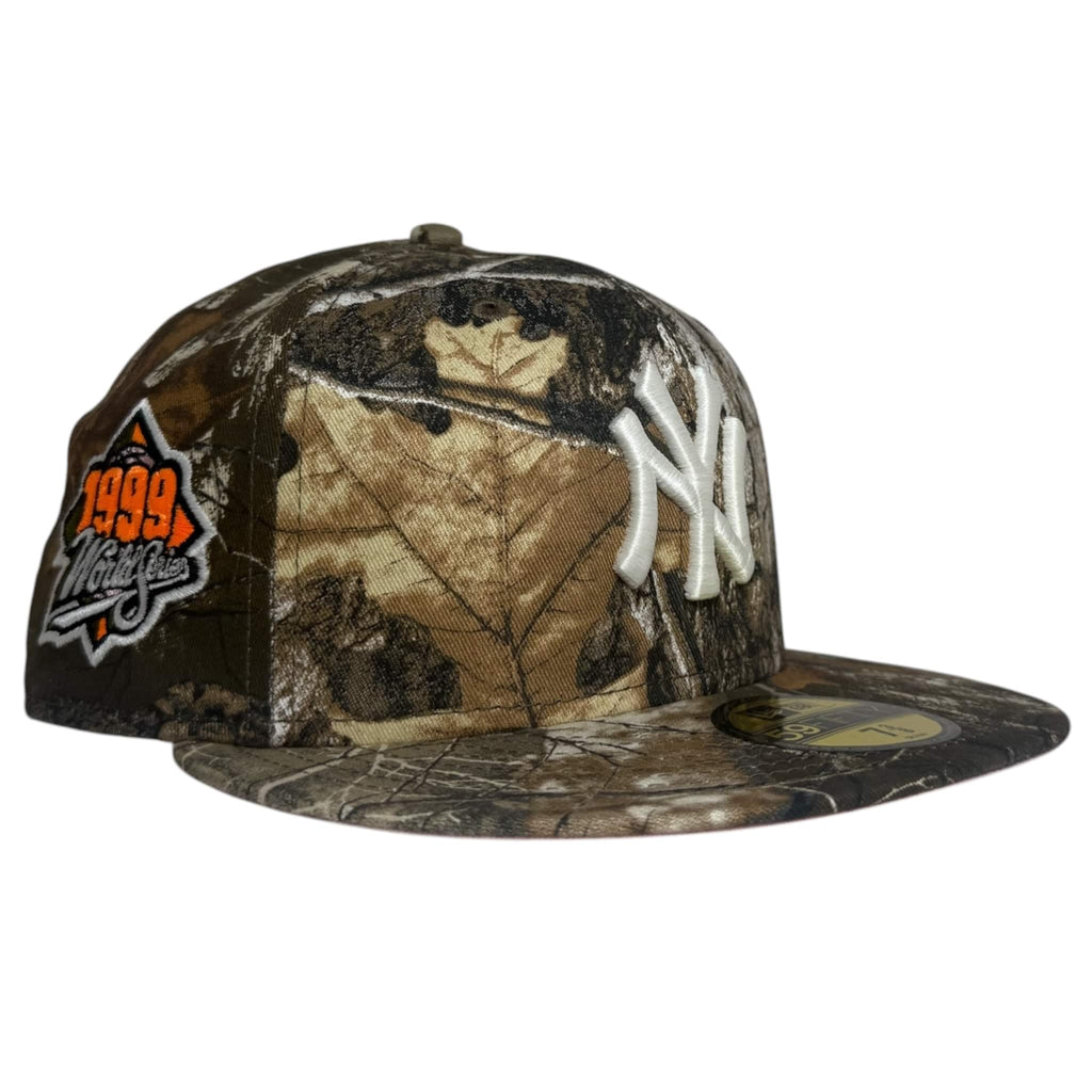 Hat Club Fitted hat New Era New York Yankees Real Tree Pink UV Hat Club 59Fifty Fitted Hat