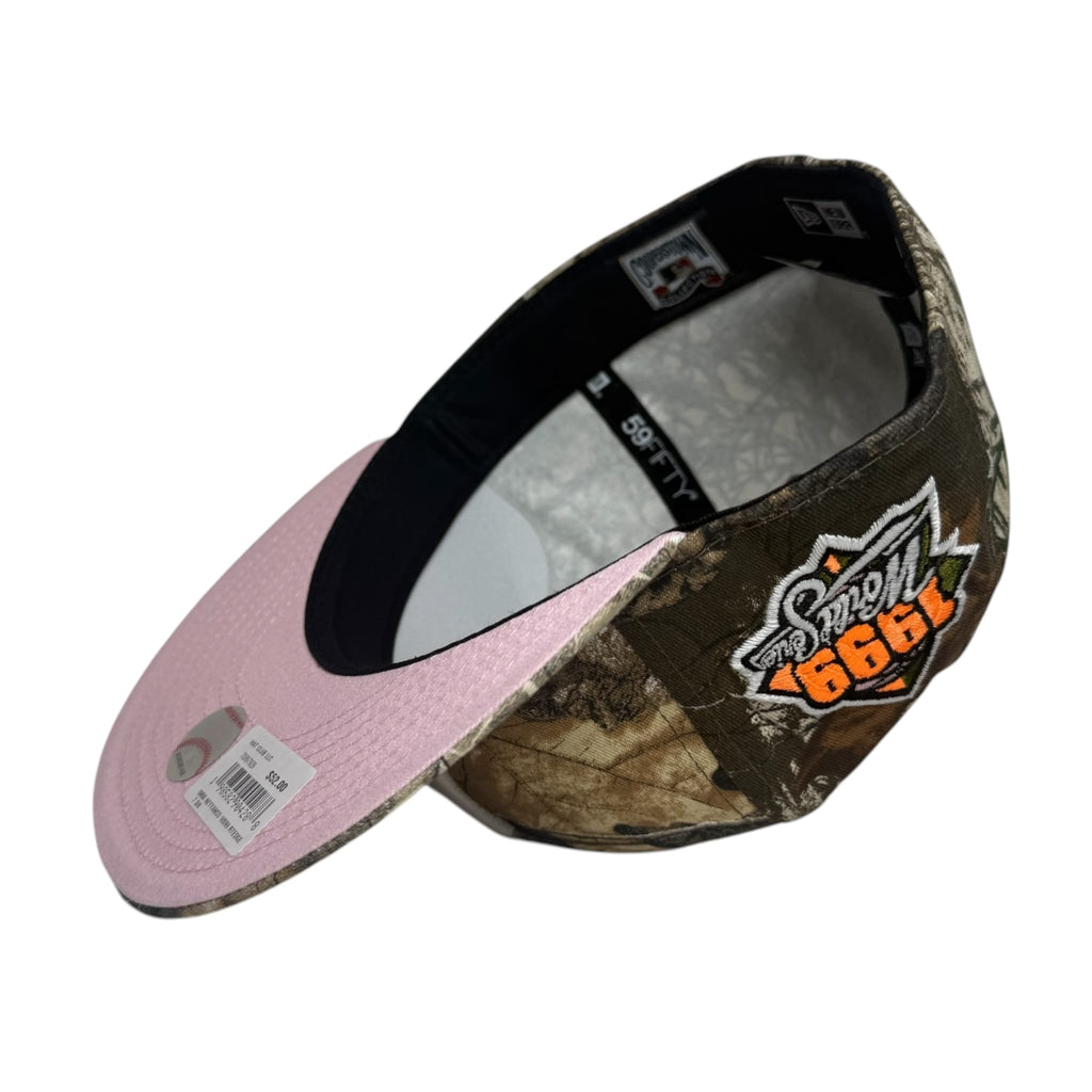 Hat Club Fitted hat New Era New York Yankees Real Tree Pink UV Hat Club 59Fifty Fitted Hat