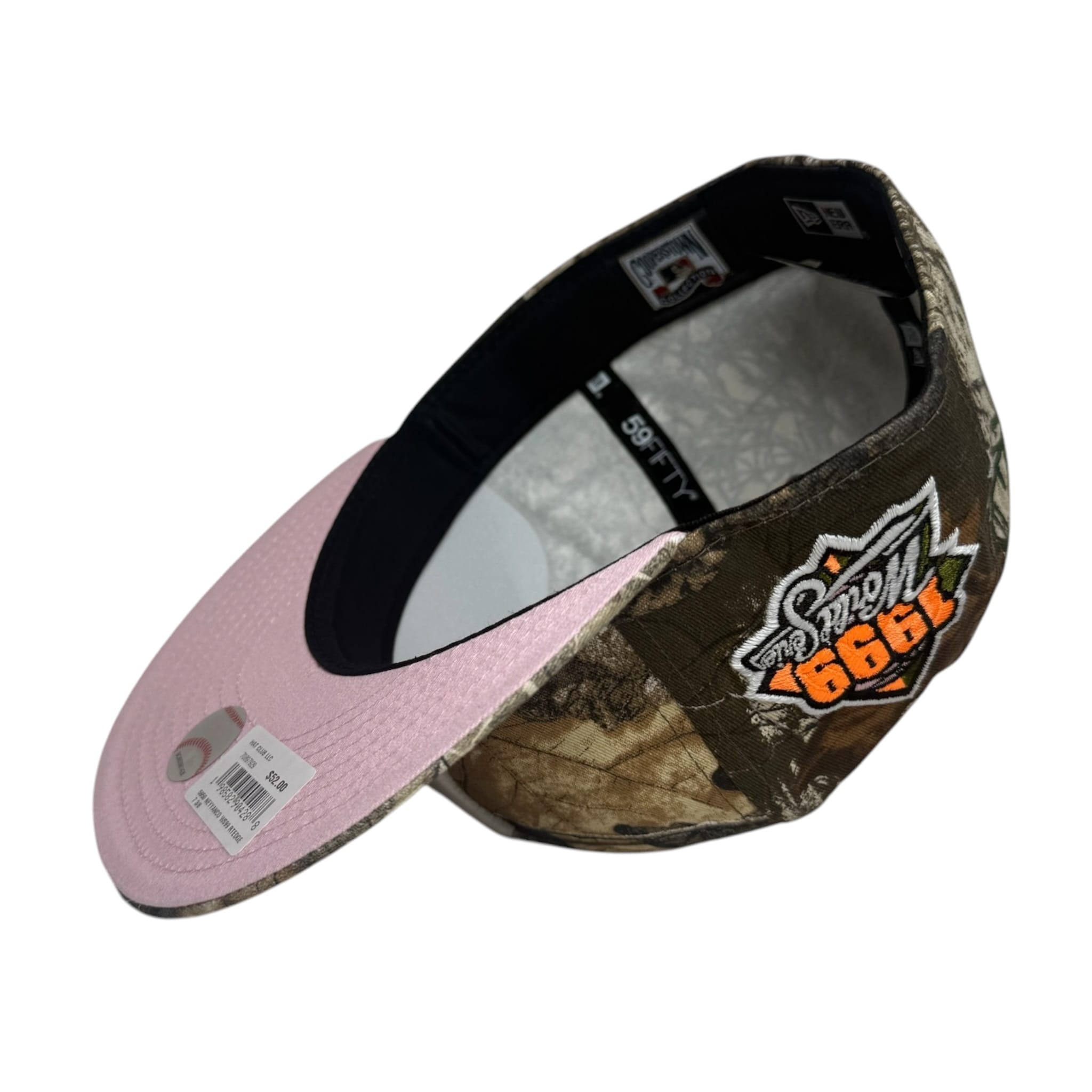 Hat Club Fitted hat New Era New York Yankees Real Tree Pink UV Hat Club 59Fifty Fitted Hat