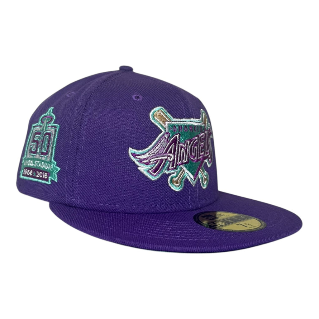 The Hat Wall Los Angeles Angels "Grape Soda" New Era 59Fifty Fitted Hat