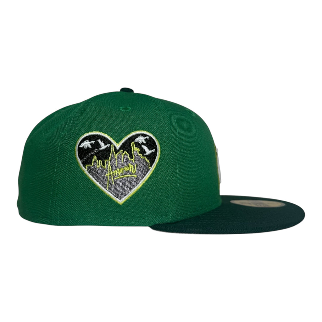 New Era Green Hunter F&F by @beardedgoosenyc 59Fifty Fitted Hat