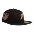 New Era Brown.pinky by @beardedgoosenyc 59Fifty Fitted Hat