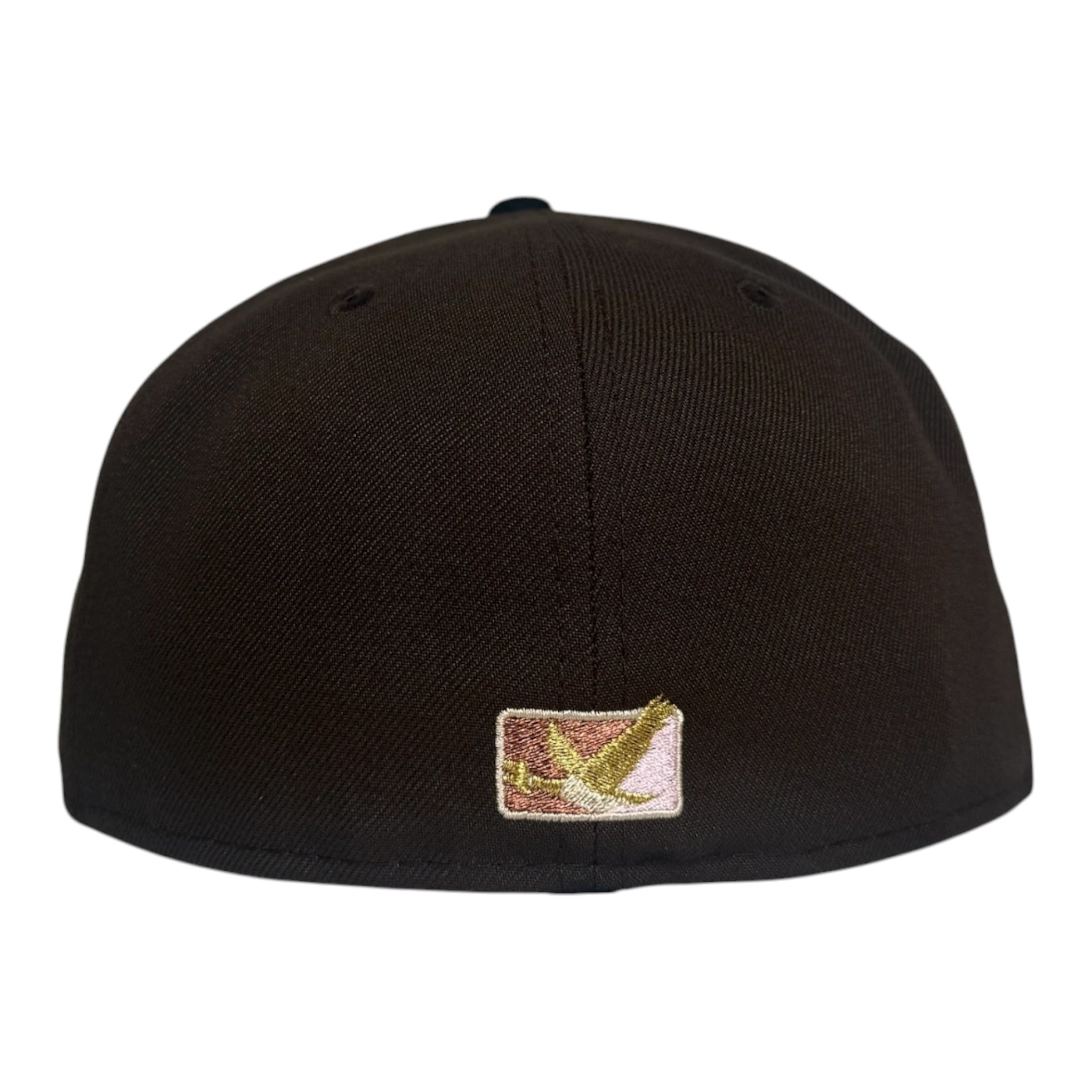 New Era Brown.pinky by @beardedgoosenyc 59Fifty Fitted Hat