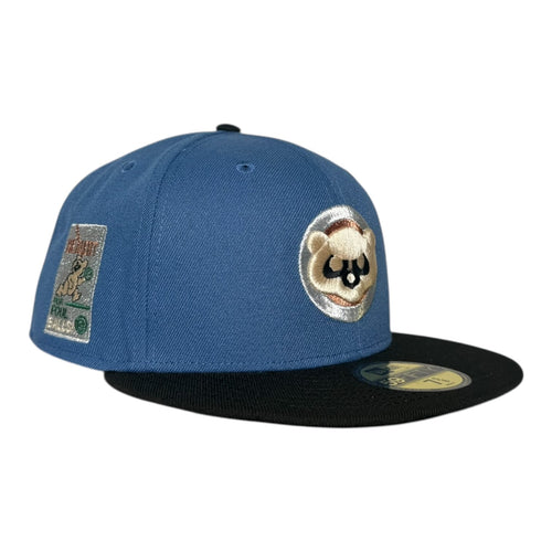 The Hat Wall Chicago Cubs Be Alert for Foul Balls Two Toned New Era 59Fifty Fitted Hat