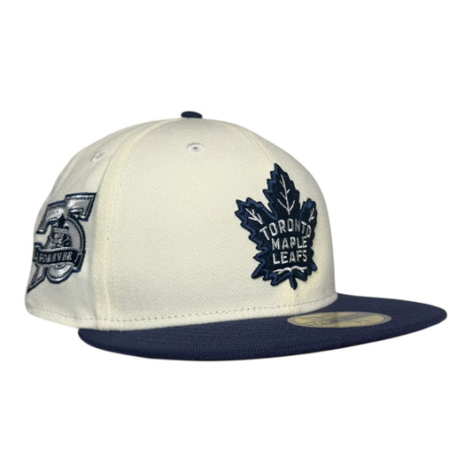 Toronto Maple Leafs 75th Anniversary New Era 59Fifty Fitted Hat