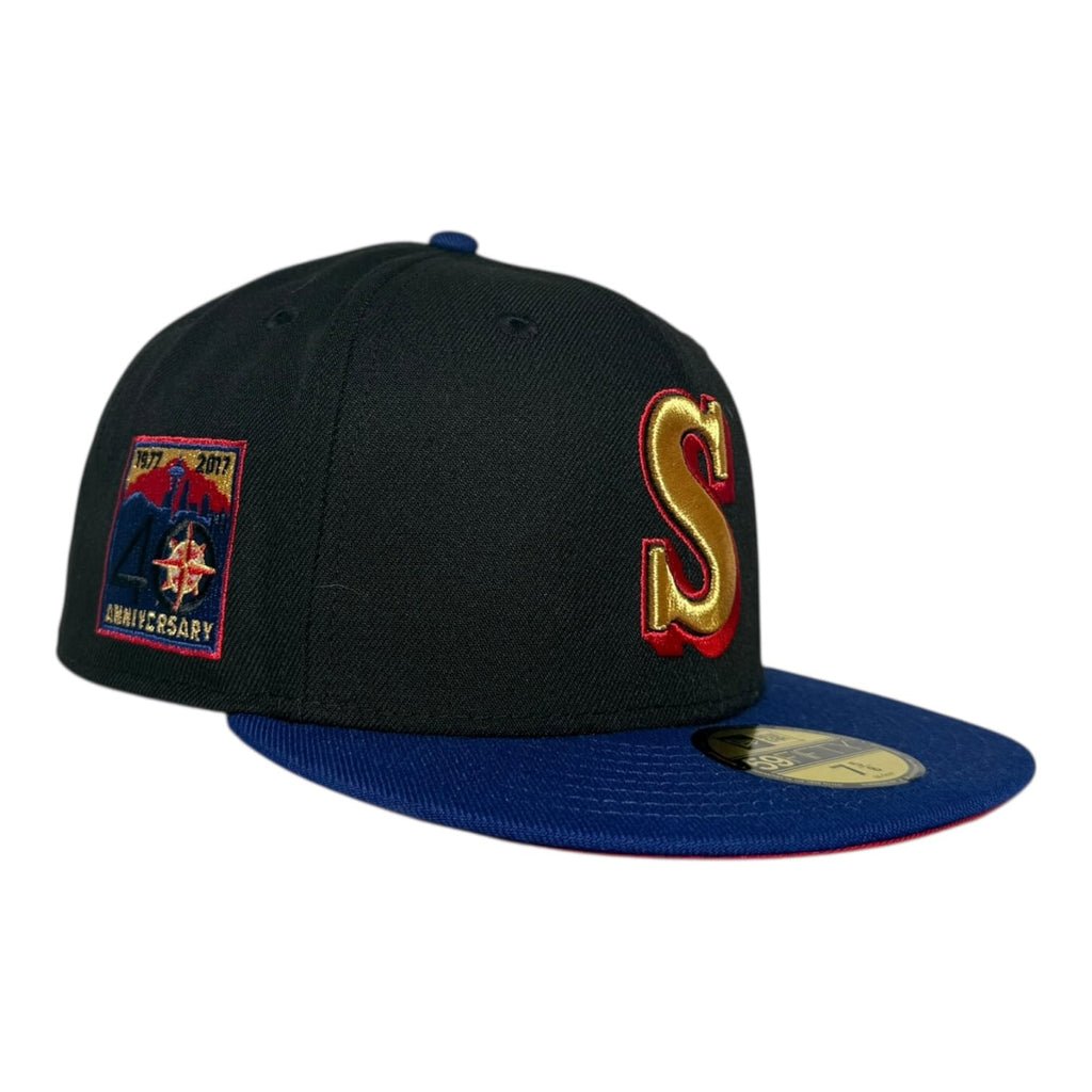 The Hat Wall Seattle Mariners 40th Anniversary New Era 59Fifty Fitted Hat