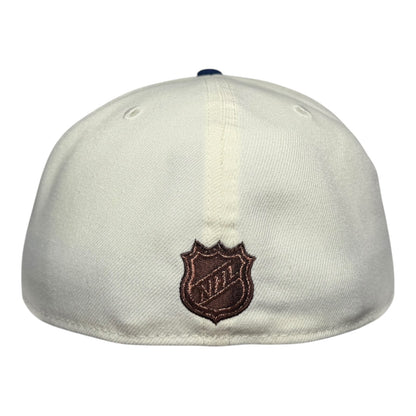 Toronto Maple Leafs 75th Anniversary Chrome Royal New Era 59Fifty Fitted Hat