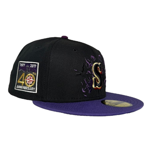 Seattle Mariners "Shadow Seattle" New Era 59Fifty Fitted Hat