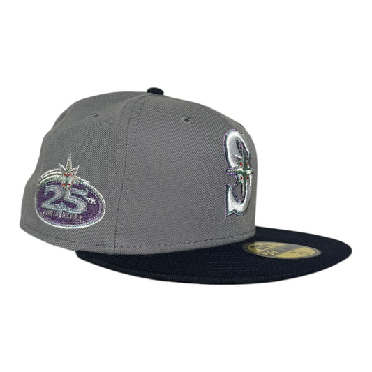 Seattle Mariners "Marine Metallic" Hat Club New Era 59Fifty Fitted Hat