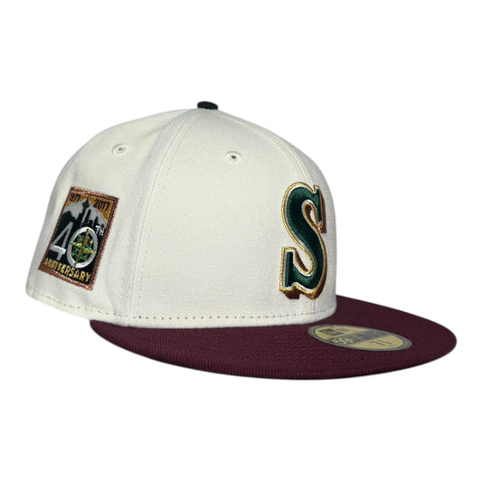 Seattle Mariners 40th Anniversary New Era 59Fifty Fitted Hat