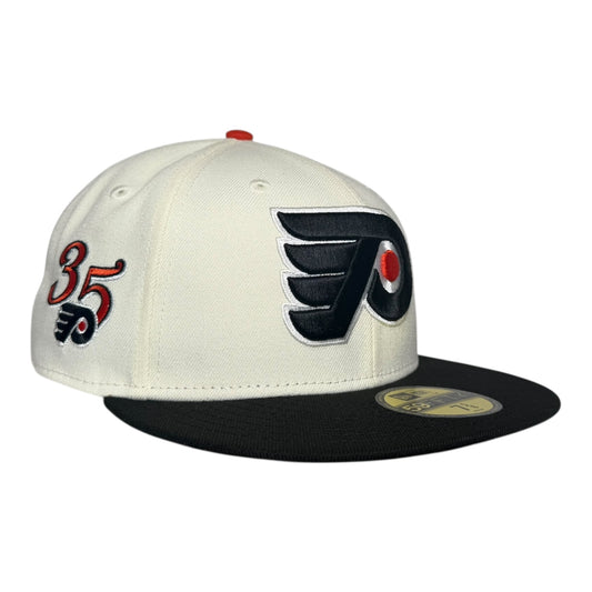 Philadelphia Flyers 35th Anniversary Two Tone New Era 59Fifty Fitted Hat